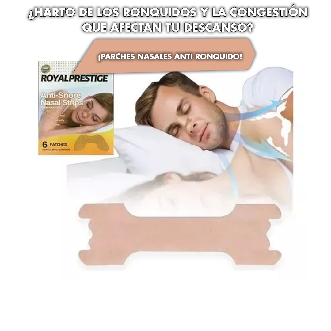 Parches Nasales Mejora del Sueño